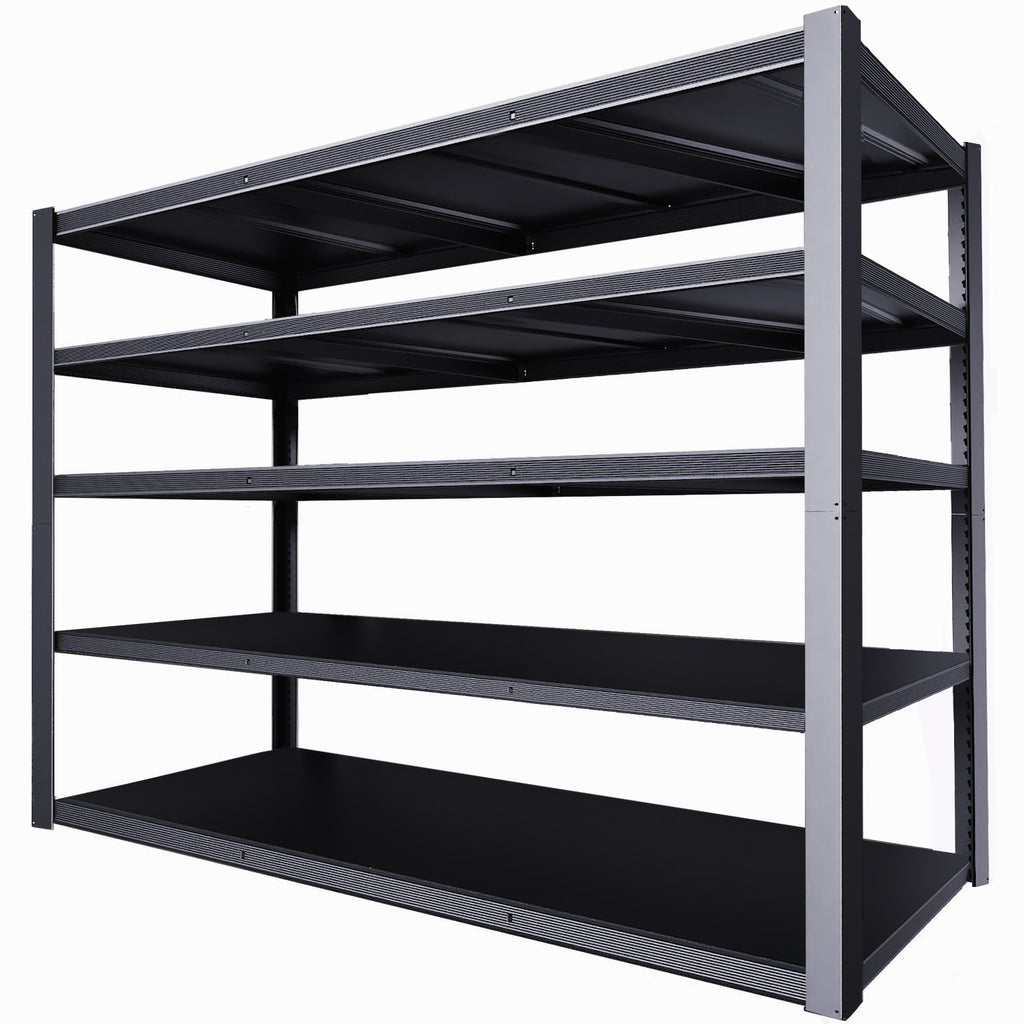 📦Turn Wasted Space Into Organized Storage----Heavy-Duty 5-Tier Metal Storage Rack