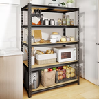 ZEUKMXOO 2200LBS Garage Shelving Unit, 72"H*35.5"W*15.8"D Adjustable Storage Shelves, 5-Tier Heavy Duty Shelf Rack for Basment, Garage, Pantry, Warehouse, Kitchen