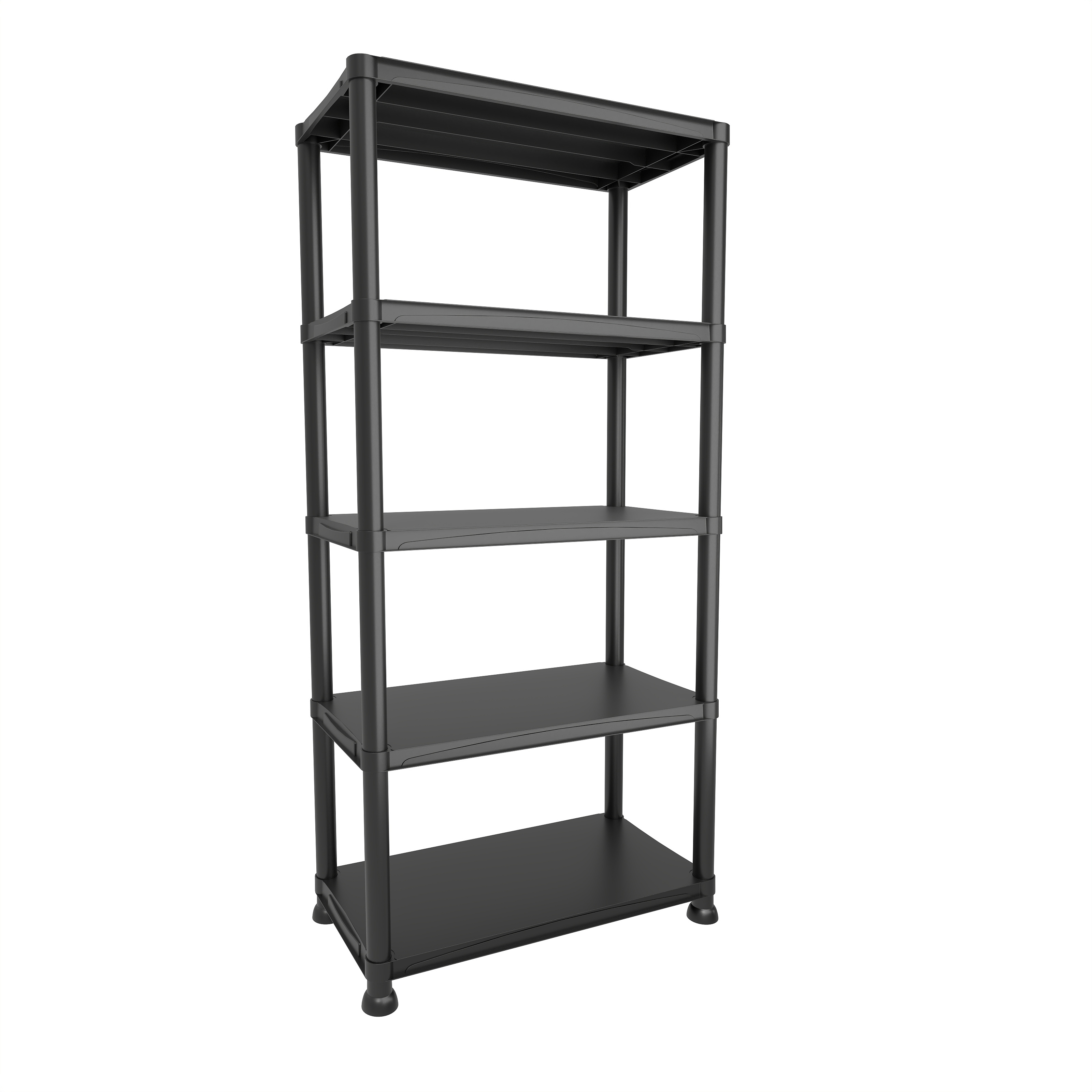ZEUKMXOO Heavy-Duty Plastic Storage Shelf
