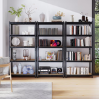 ZEUKMXOO 2400LBS Garage Shelving Unit, 60"H*27.5"W*11.8"D Adjustable Storage Shelves, 5-Tier Heavy Duty Shelf Rack for Basment, Garage, Pantry, Warehouse, Kitchen