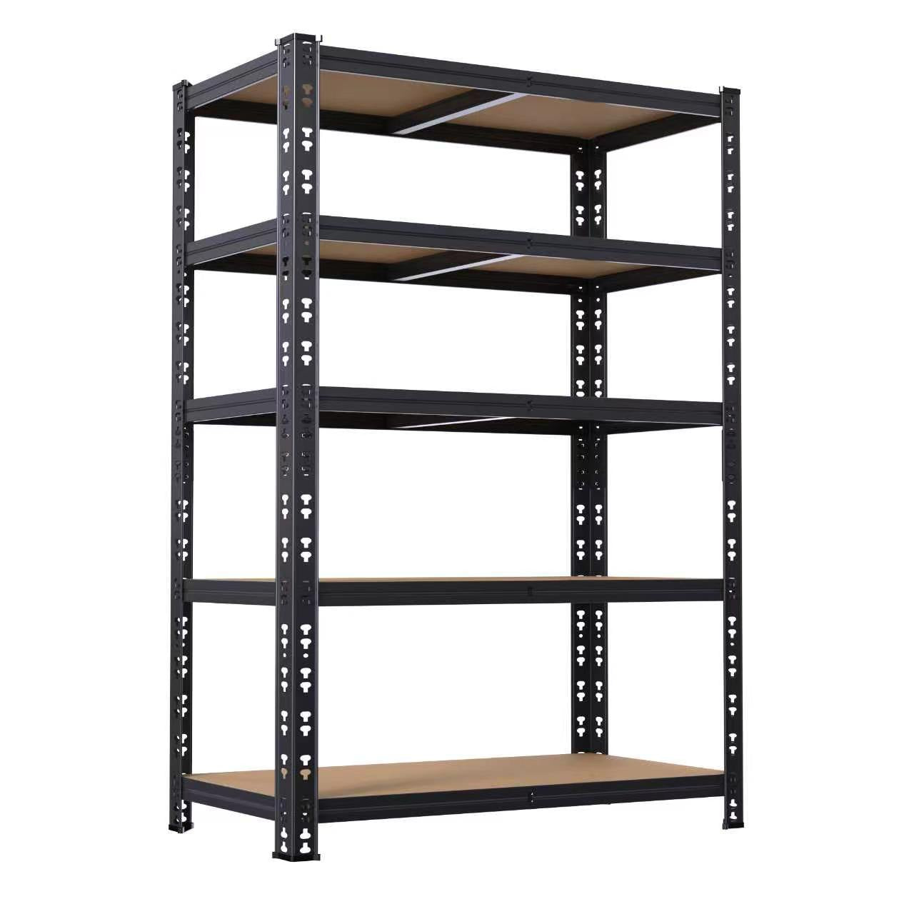 ZEUKMXOO-🧱 5-Tier Adjustable Storage Rack – 180cm Heavy-Duty Garage Shelving Unit