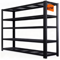 ZEUKMXOO 72"H*62"W*24"D Garage Shelving Unit, Metal Heavy Duty Storage Shelves, 5-Tier Adjustable 3500Lbs Industrial Utility Rack Shelf for Basement, Warehouse, Store