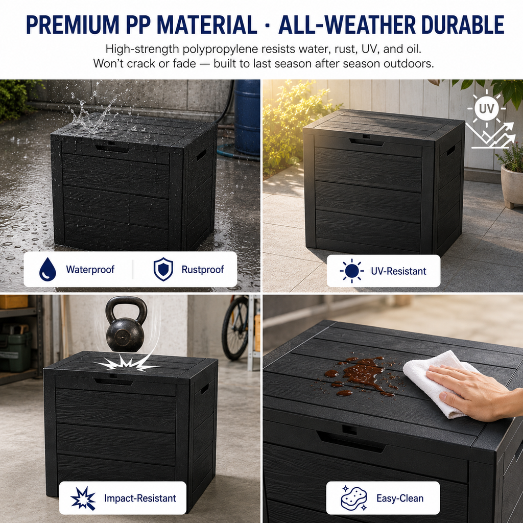 Nnovaroom 35-Gallon Outdoor Storage Deck Box