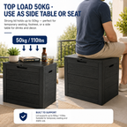 Nnovaroom 35-Gallon Outdoor Storage Deck Box