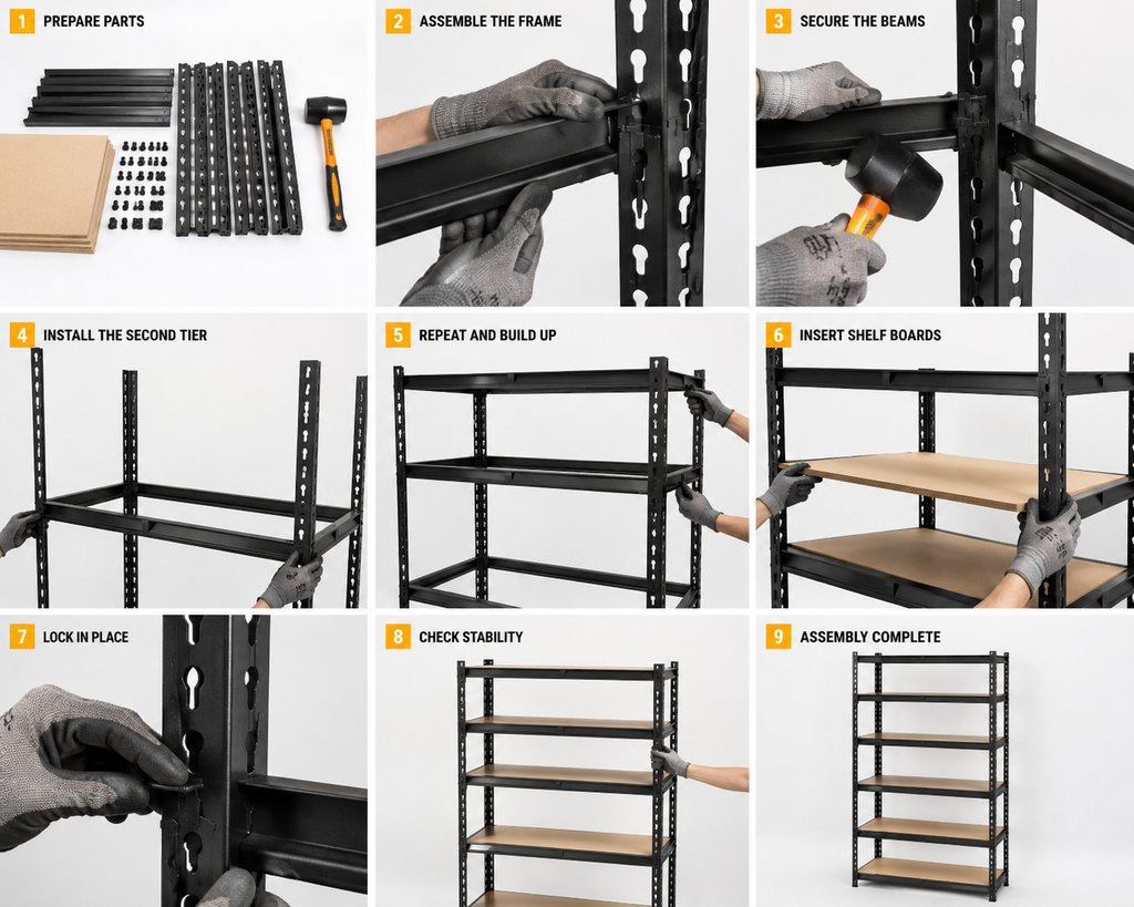 🏠 5-Tier Heavy Duty Storage Shelf