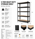 🏠 5-Tier Heavy Duty Storage Shelf