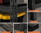 Heavy Duty Metal Storage Shelf for Maximizing Garage Storage Space