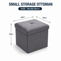Foldable Storage Ottoman Bench — Style Meets Function