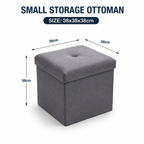 Foldable Storage Ottoman Bench — Style Meets Function