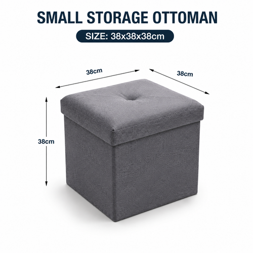 Foldable Storage Ottoman Bench — Style Meets Function