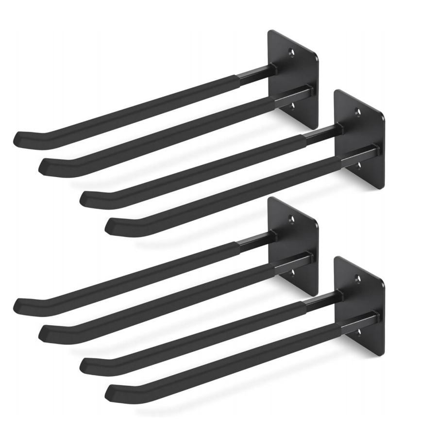 ZEUKMXOO 14-Inch Heavy-Duty Wall Hooks (4-Pack)