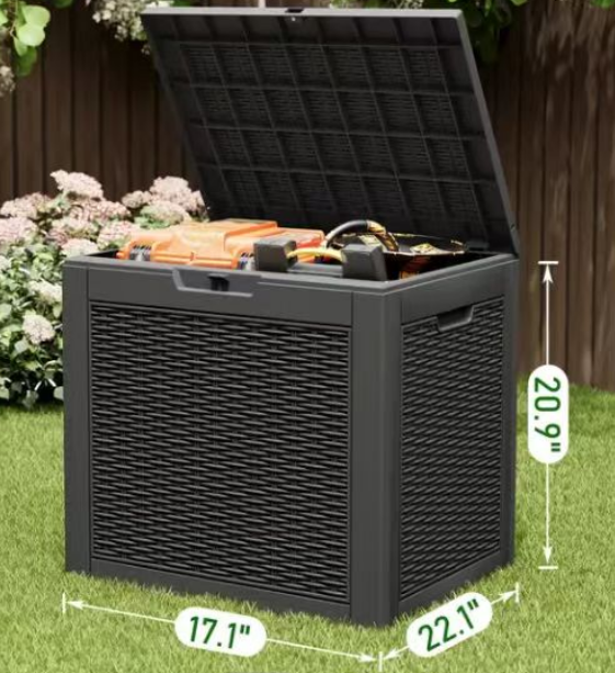ZEUKMXOO 35-Gallon Outdoor Storage Deck Box