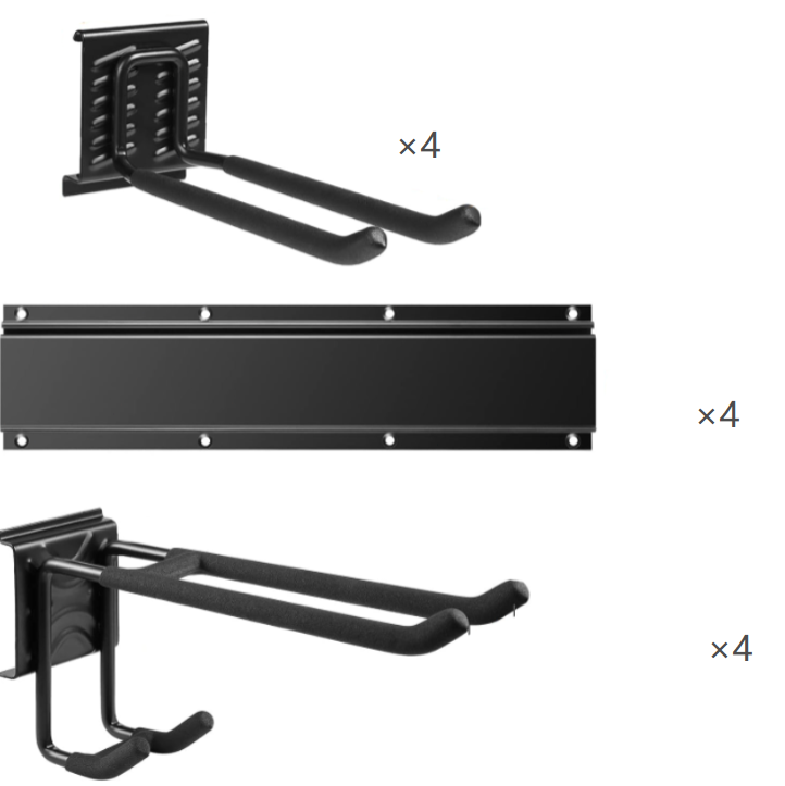 ZEUKMXOO Garage Hook Set (12-Piece Pegboard Organizer)
