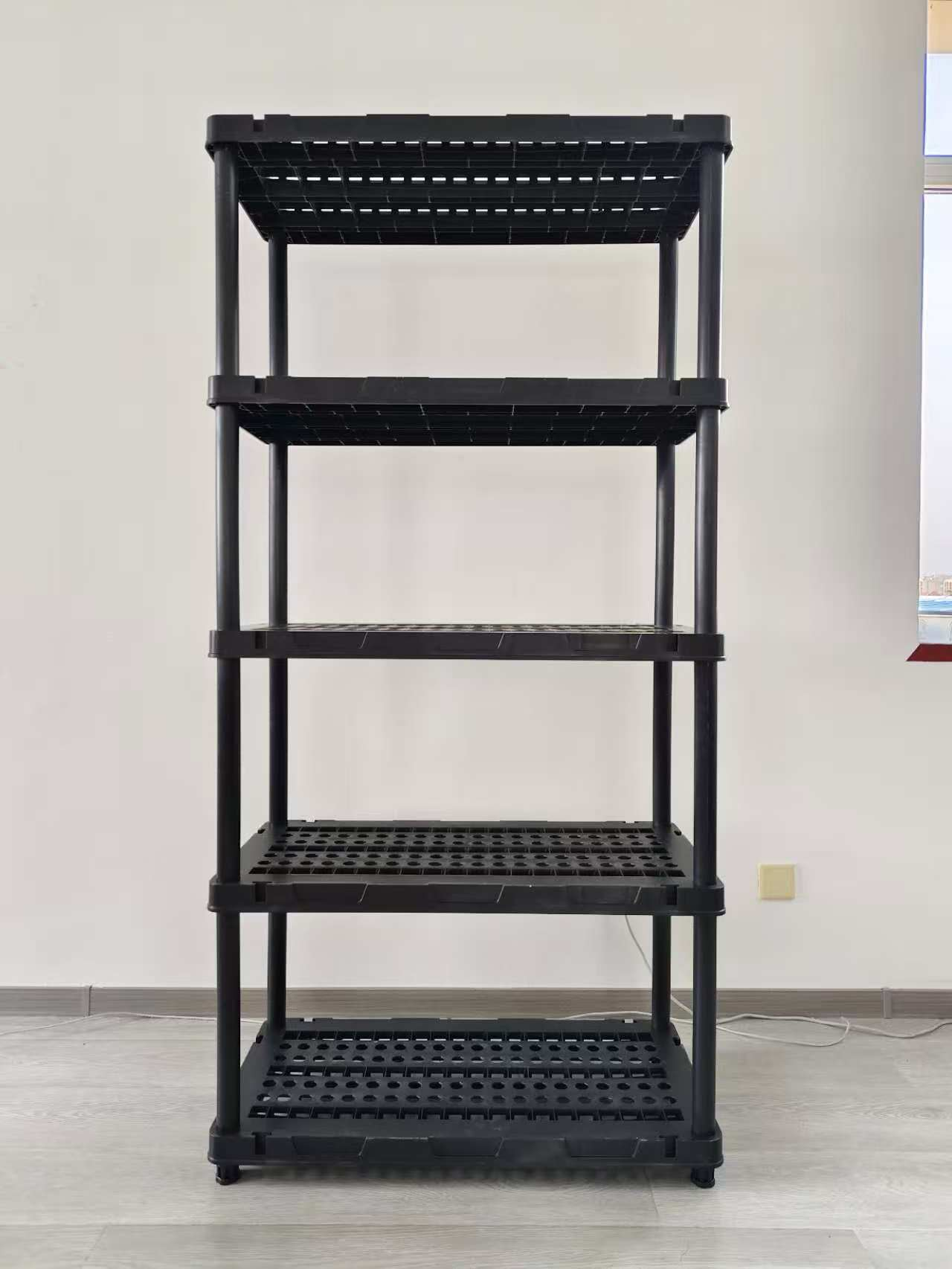 ZEUKMXOO Heavy-Duty Plastic Storage Shelf